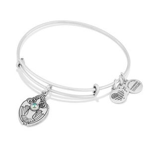 Alex and Ani Crystal Dove Bangle
